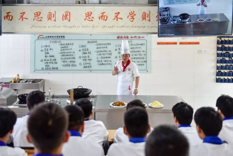 山東烹飪學院的一天