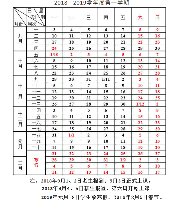 武昌理工學(xué)院2020年校歷及寒假放假時間安排 什么時候放寒假 