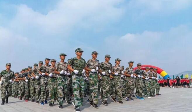 山東省陽(yáng)谷軍校職教中心各大校區(qū)軍訓(xùn)全部完美收官！