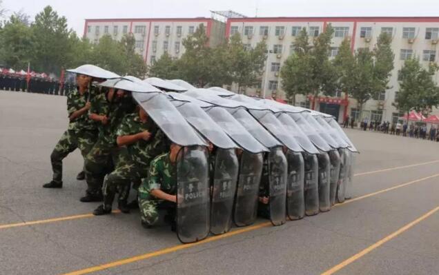 山東省陽(yáng)谷軍校職教中心各大校區(qū)軍訓(xùn)全部完美收官！